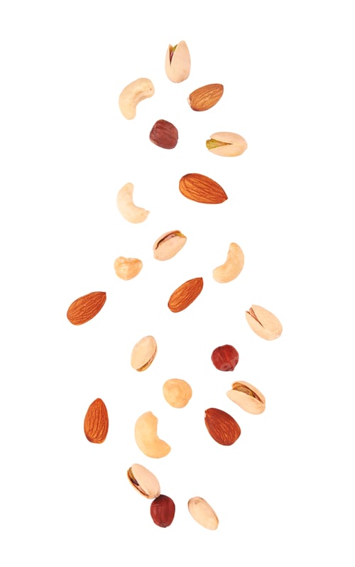 Preview: Nuts on white