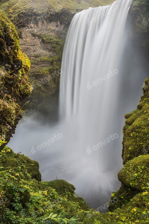 Preview: Skogafoss Waterfall, Skogar, South Region (Sudurland), Iceland, Europe