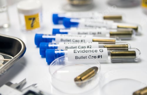 Preview: bullet in ballistic Laboratory, conceptual image