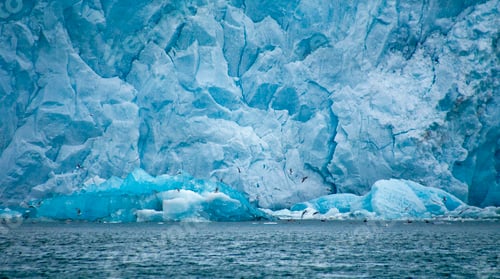 Preview: Deep Blue Glacier, Signehamna Harbor, Norway