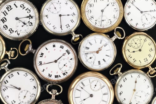 Preview: Various Antique pocket clocks