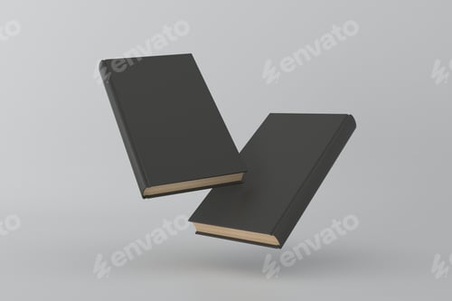 Preview: book, mockup, cover, textbook, realistic