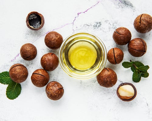 Preview: Natural macadamia oil and Macadamia nuts
