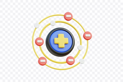 Vista previa: Órbita de protones y electrones