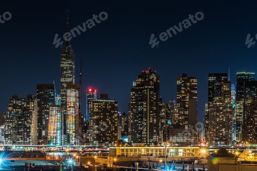 Preview: Empire State Building's tower remains dark in sympathy for the victims of last night attack.