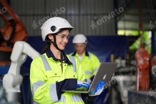 Preview: Business industry innovation technology, people with tech Innovation technological progress concept.