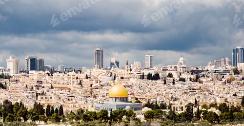 Preview: Jerusalem, skyline of the Israeli city.