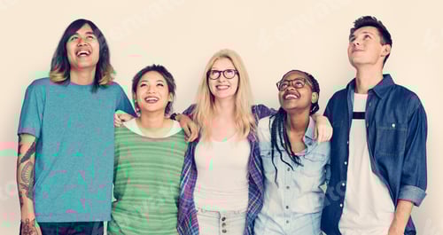 Preview: Diversity Students Friends Happiness Concept