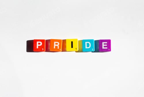Preview: Rainbow pride flat lay
