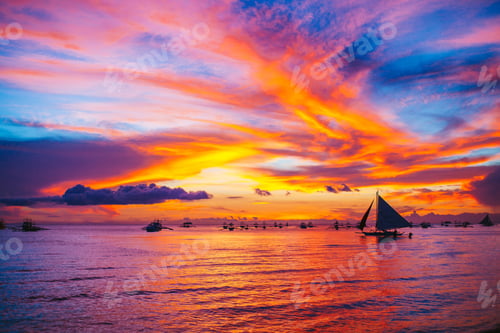 Preview: Idyllic perfect turquoise water at exotic island
