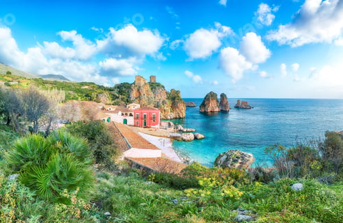 Preview: Spectacular scene of Tonnara di Scopello.