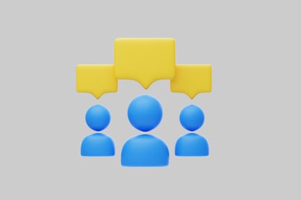 Preview: Teamwork communication bubble people