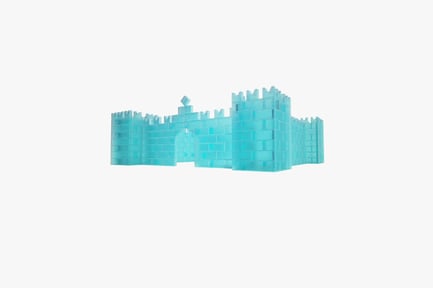 Preview: Ice block castle structure