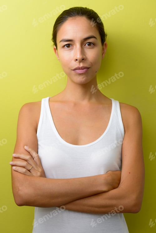 Preview: Portrait of beautiful multi ethnic woman