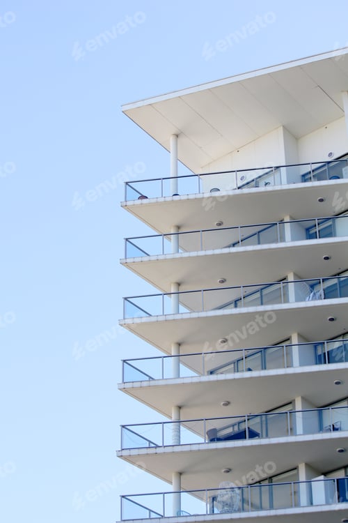 Preview: Modern architecture apartment building