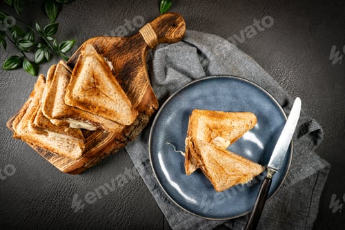 Preview: Grilled cheese sandwich.