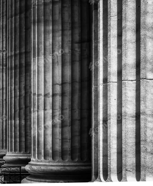 Preview: Strong stone columns row