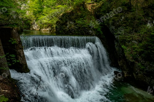 Preview: waterfall in slovenia vintgar gorge