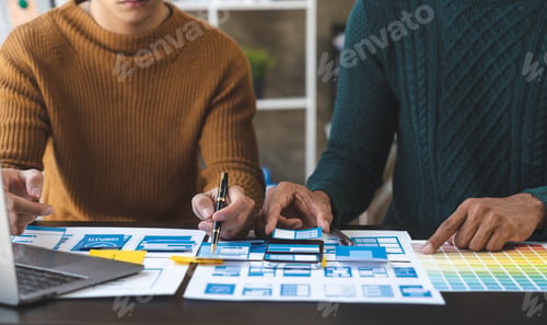 Preview: Creative Web, Graphic Designer, Tester team planning website ui xi app for mobile application develo