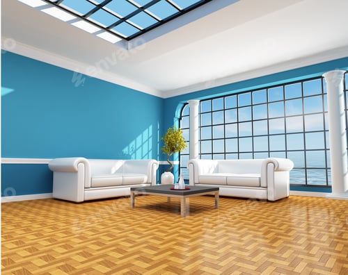 Preview: classic blue beach house