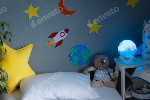 Preview: Children's room space interior