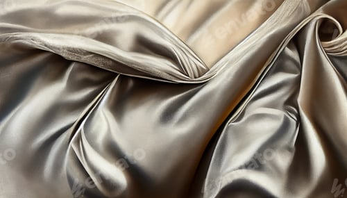 Preview: Background of the Crumpled Silver Fabric - DGi