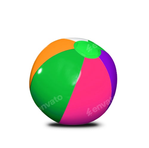 Preview: Beach ball isolated