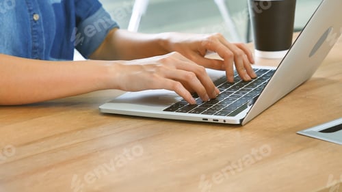 Preview: Businesswoman read financial graph charts Planning analyzing data. Women hands using smartphone
