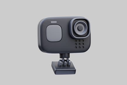 Preview: Compact device with lens and buttons