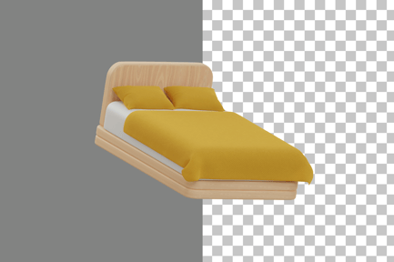 Preview: Double Bed 3D Icon