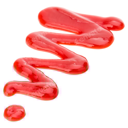 Preview: Tomato sauce, ketchup isolated on white background