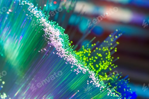 Preview: Abstract Background Of Fiber Optic Cables