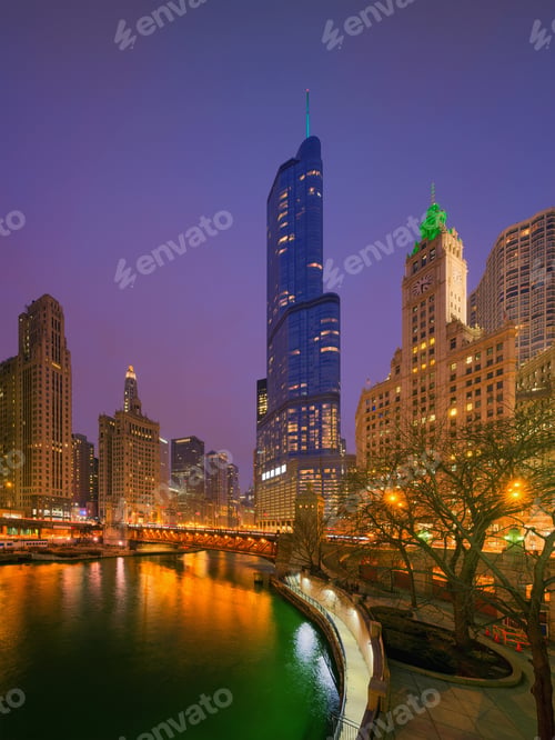 Preview: Skyscrapers in Chicago, Illinois, USA
