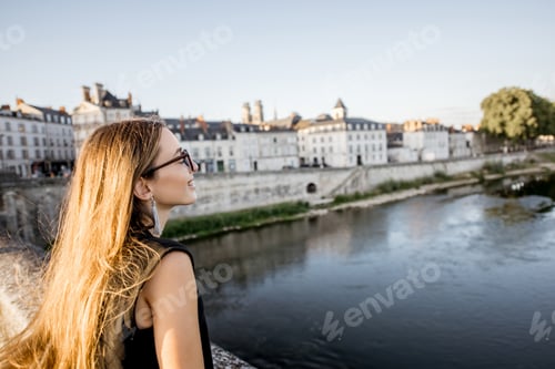Preview: Woman traveling in Orleans, France