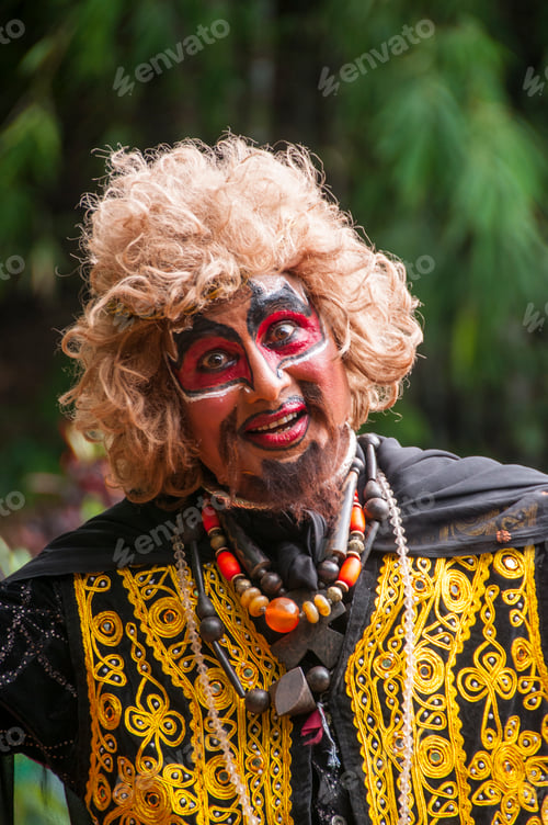 Preview: Portrait of Impressionist or Behrupiya, Traditional performing artist of India.