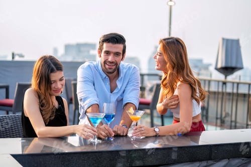 Preview: man invited 2 girl friend for party