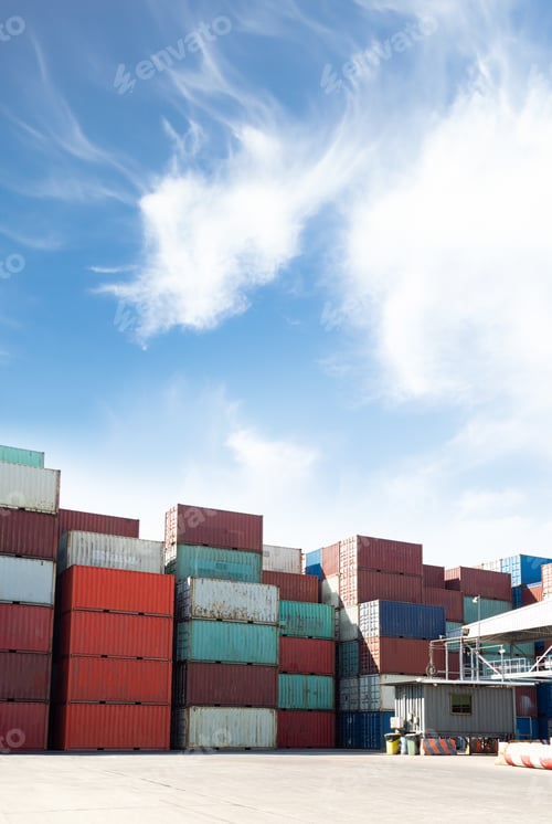 Preview: Cargo container ship logistics