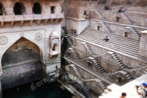 Preview: Tilt shift lens - Toorji ka Jhalra, Jodhpur, Rajasthan Stepwell.