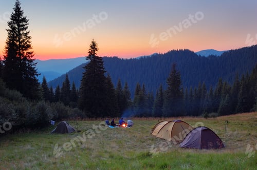 Preview: Camping in the mountains