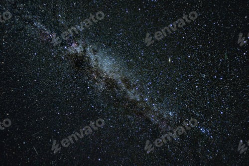 Preview: Detailed view of the Milky Way galaxy with countless stars.