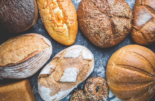 Preview: Assortment of baked bread