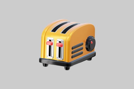 Preview: Retro Yellow Toaster