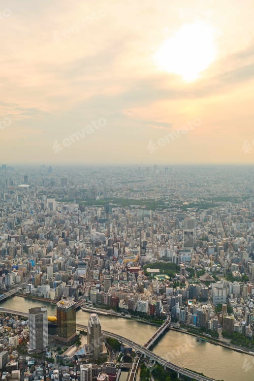Preview: Tokyo city views from the Tokyo Skytree, Japan.