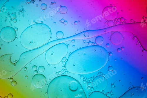 Preview: Wet surface of colorful surface as abstract background