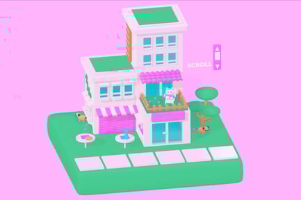 Preview: Miniature City Building Scene