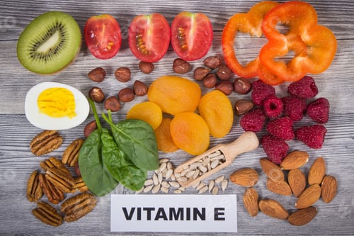 Preview: Healthy nutritious ingredients or products containing natural vitamin E, fiber and other minerals