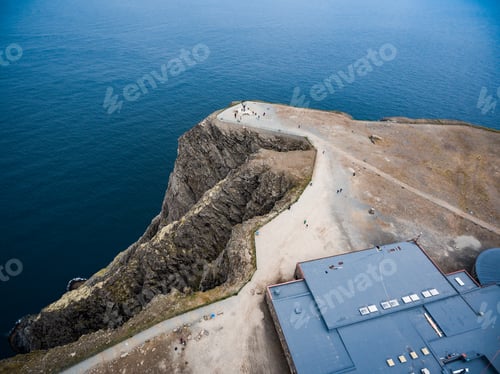 Preview: North Cape (Nordkapp) aerial photography,