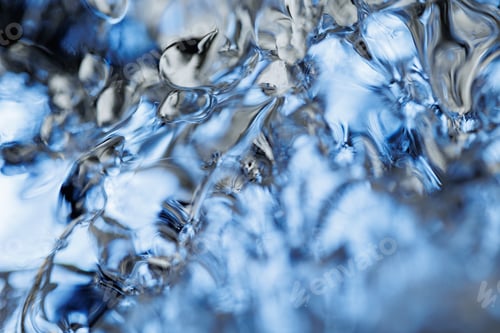 Preview: Abstract blue texture of water and ice perfect for background