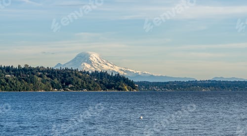Preview: Snow Covers Stunning Mount Rainier In Washington State.