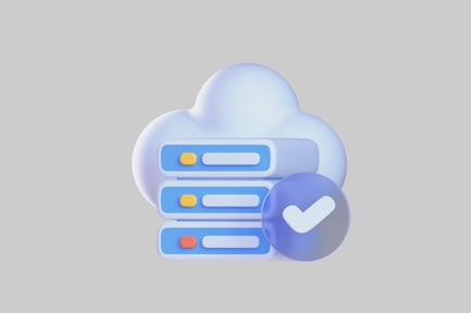Visualização: Marca de seleção do servidor em nuvem